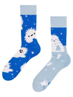 Chaussettes chaudes rigolotes Petit Yéti