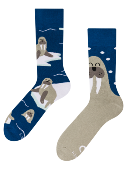 Chaussettes chaudes rigolotes Morses