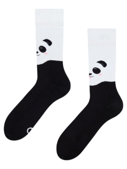 Veselé teplé ponožky Šťastná panda