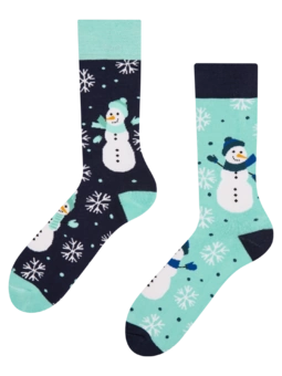 Chaussettes chaudes rigolotes Bonhomme de neige joyeux