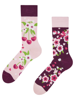 Bamboo Regular Socks Cherry Blossom