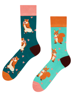 Vesele čarape od bambusa Hrčak i vjeverica