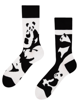 Veselé ponožky Abstraktní panda