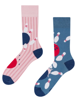 Lustige Socken Bowlingspiel