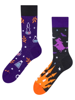 Chaussettes rigolotes Sorcellerie