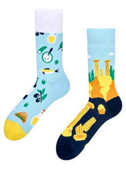 Chaussettes rigolotes Grèce
