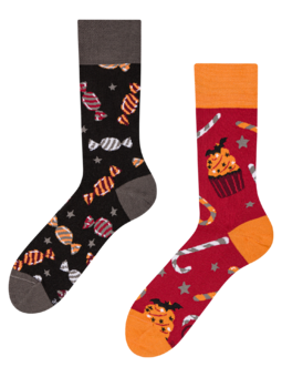 Chaussettes rigolotes Bonbons d’Halloween