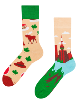 Chaussettes rigolotes Canada