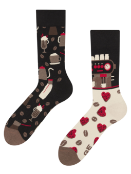 Chaussettes rigolotes Cafétéria