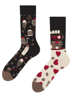 Chaussettes rigolotes Cafétéria
