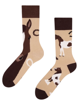 Chaussettes rigolotes Chevaux