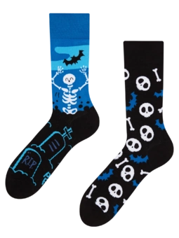 Chaussettes rigolotes Squelettes