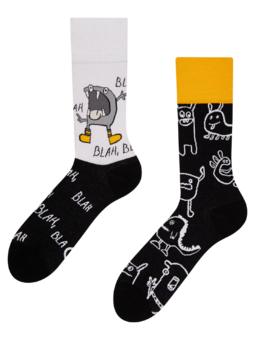 Lustige Socken Shriekey und Monster