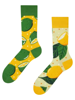 Chaussettes rigolotes Citron vert et lime