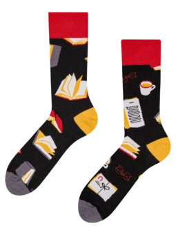 Chaussettes rigolotes Bibliophile
