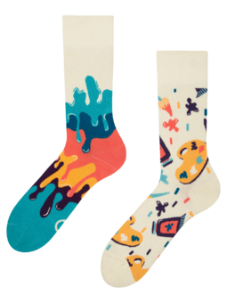 Veselé ponožky Paleta farieb