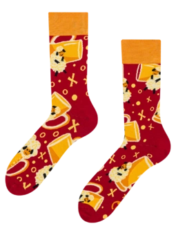 Chaussettes rigolotes Bière et mouton