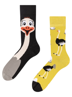 Veselé ponožky Pštros