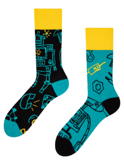 Vrolijke sokken Robots