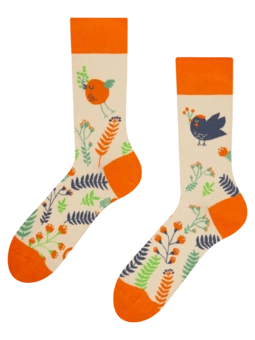 Chaussettes rigolotes Oiseaux mignons