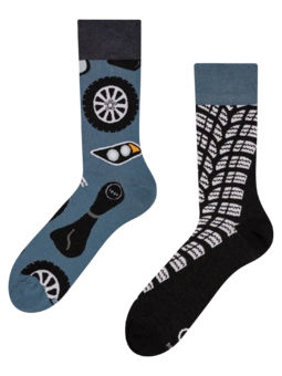 Lustige Socken Fahrer