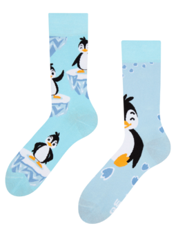 Chaussettes rigolotes Manchot heureux