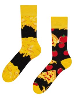 Chaussettes rigolotes Pizza au fromage