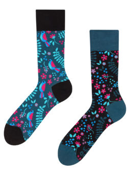 Chaussettes rigolotes Jardin secret