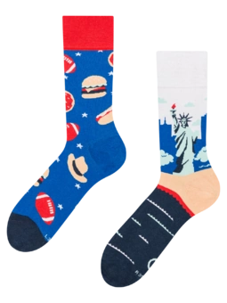 Veselé ponožky USA