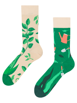 Chaussettes rigolotes Dans le jardin