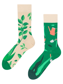 Chaussettes rigolotes Dans le jardin