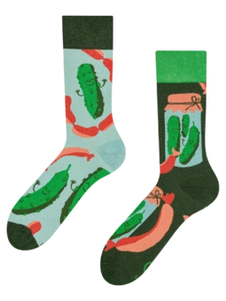 Chaussettes rigolotes Cornichons
