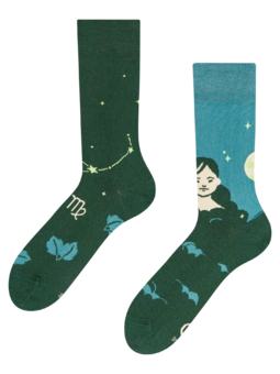 Chaussettes rigolotes Signe du zodiaque Vierge