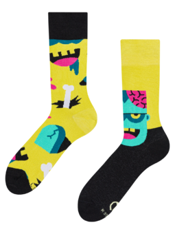 Chaussettes rigolotes Zombie