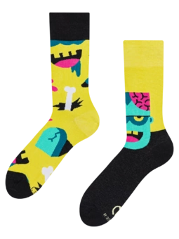 Chaussettes rigolotes Zombie