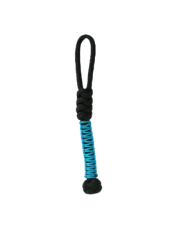 Blaues Paracord-Schlüsselanhänger Perle