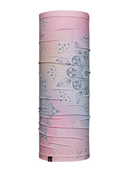 Cache-cou rigolo Mandala pastel