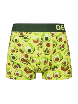 Zkrácené pánské boxerky Pixelové avokádo