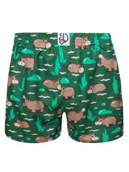 Caleçon pour hommes Hippopotame nageant