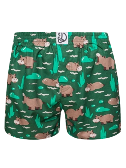 Caleçon pour hommes Hippopotame nageant