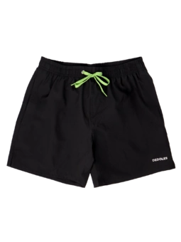 Short de bain noir véritable pour hommes