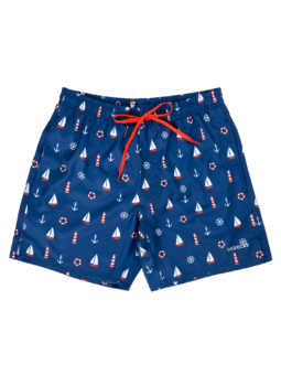 Short de bain rigolo pour hommes Capitaine de navire