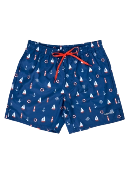 Short de bain rigolo pour hommes Capitaine de navire
