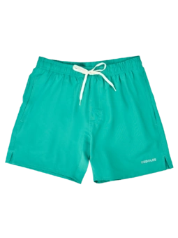 Short de bain vert turquoise pour hommes