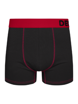 Červeno-čierne pánske boxerky