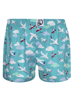 Men's Boxer Shorts Airplanes & Clouds