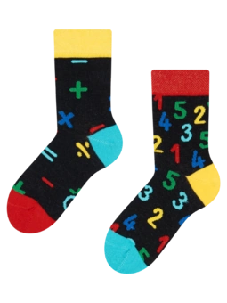Chaussettes rigolotes pour enfants Nombres