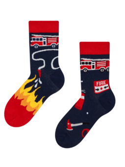 Весели детски чорапи Пожарникар