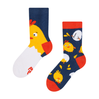 Весели детски чорапи Пиленце