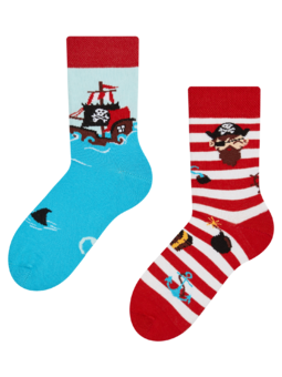 Veselé detské ponožky Pirát